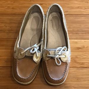 Sperry Women Angelfish Metallic Boat Shoe
